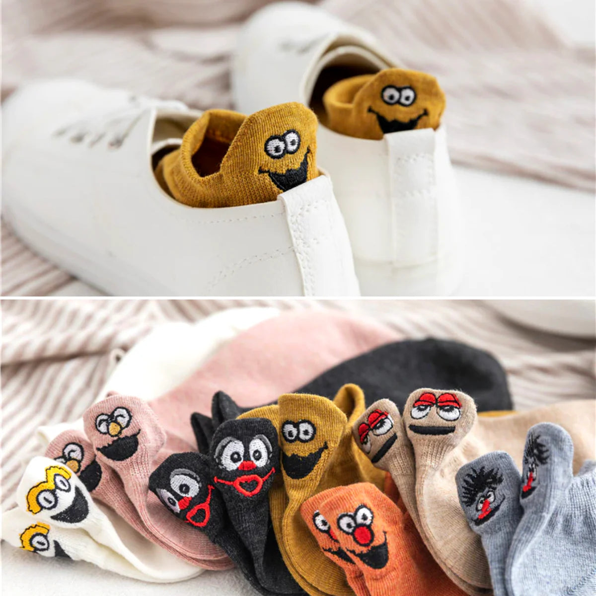 SmileySox™ | Limited Edition | 10 Pairs/Set | 100% COTTON |  ツ